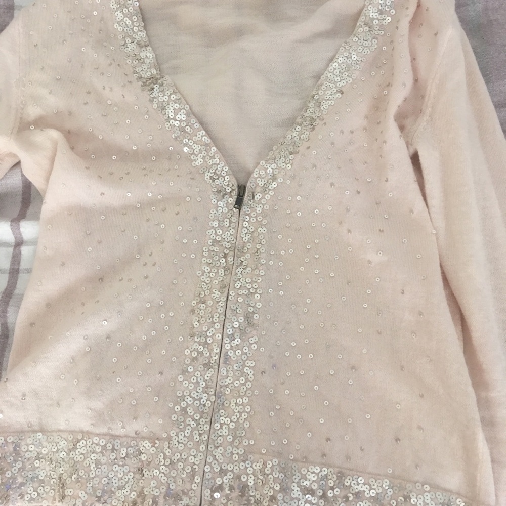J Crew Sequin Cardigan